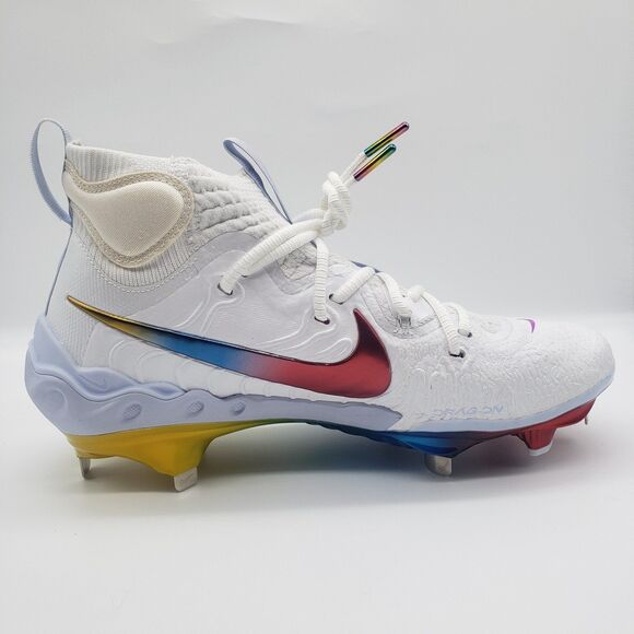 Nike Alpha Huarache Nike Vapor Edge Elite 360 Flyknit "Rainbow Swoosh" Special - Picture 2 of 10